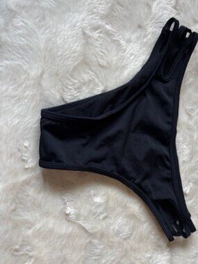 2/$25 Unbranded Black Bikini Bottom Ladies Size Small